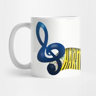 Harmonic musical ribbon Mug